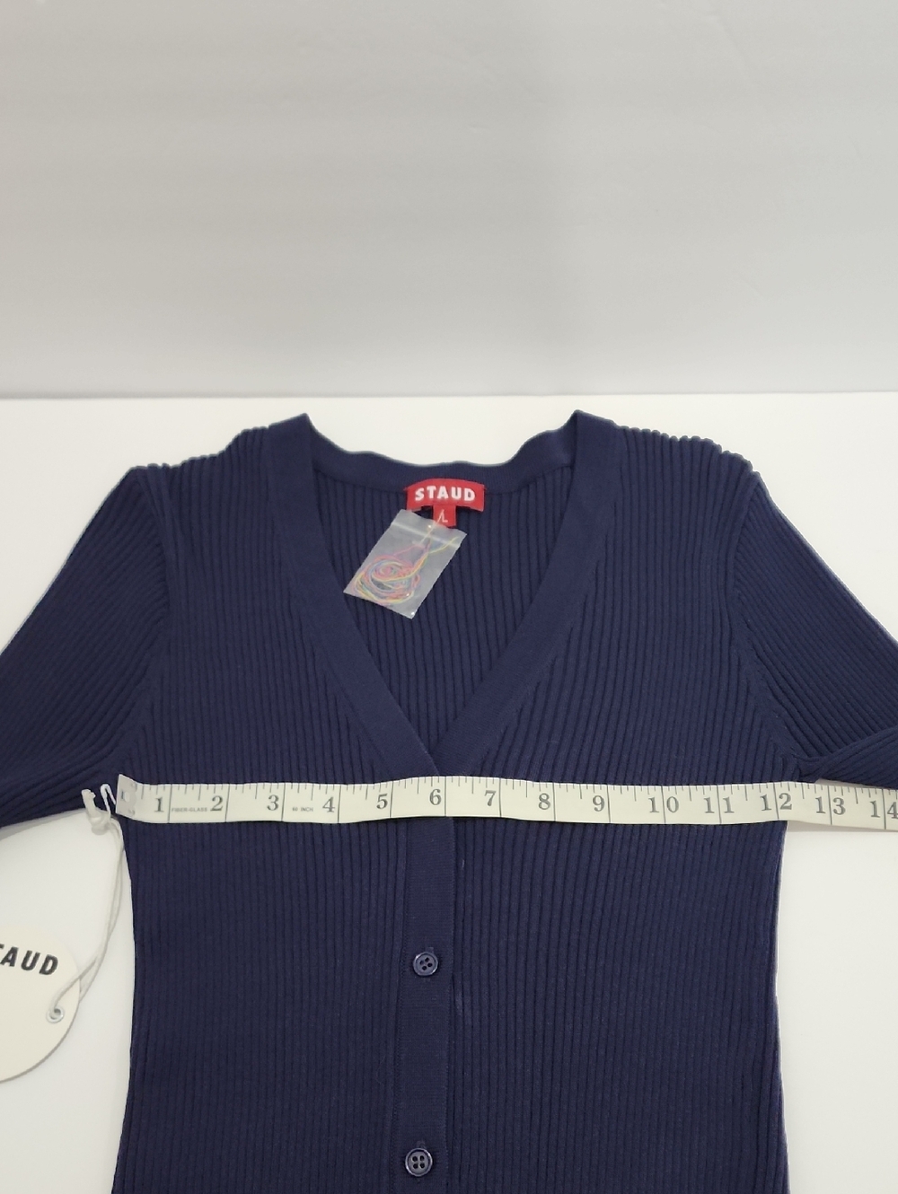 Staud Cargo Sweater - Navy Multi - Picture 8 of 12